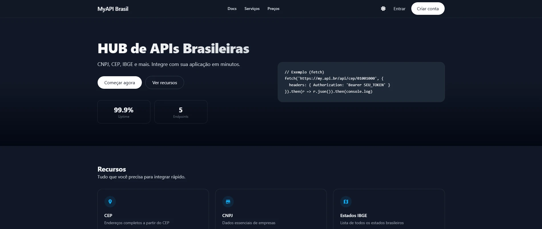 MyAPI Brasil